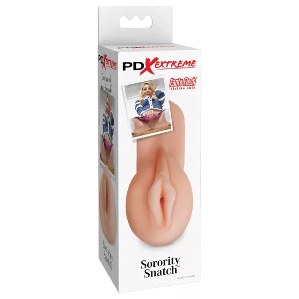PDX Sorority Snatch - realistisk kunstig vagina-masturbator (naturfarvet)