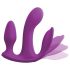 3Some Total Ecstasy - opladelig, radio trippel vibrator (lilla)