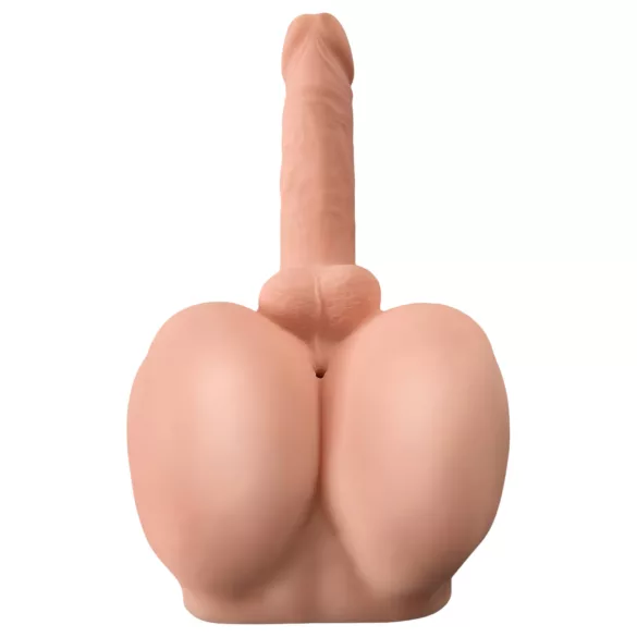 PDX Dirty Talk - realistisk numsetorso med dildo - natur