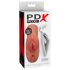 PDX Double Stroker - 2-i-1 realistisk masturbator (mørk natur)