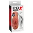 PDX - Double Stroker onanator - 2i1 realistisk masturbator - mørk natur