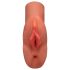 PDX Double Stroker - 2-i-1 realistisk masturbator (mørk natur)