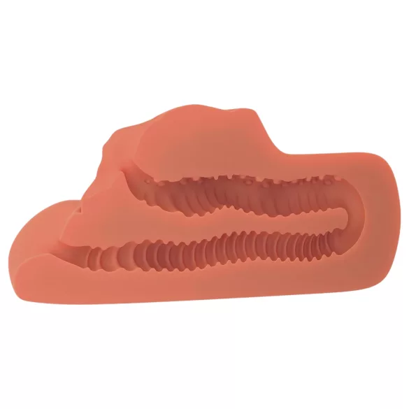 PDX - Double Stroker onanator - 2i1 realistisk masturbator - mørk natur