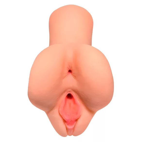 PDX Pick Your Pleasure - 2-i-1 realistisk masturbator (naturel)