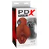 PDX Pick Your Pleasure - 2-i-1 realistisk masturbator (brun)