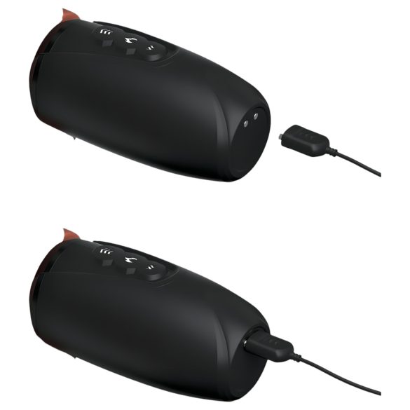 King Cock Plus 7,5 - testiklmed stabilisator vibrator (brun)