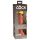 King Cock Elite 6 - Sugekop, realistisk dildo (15 cm) - mørk