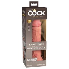   King Cock Elite 8 - realistisk dildo med sugekop - 20cm - natur
