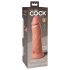 King Cock Elite 8 - realistisk dildo med sugekop - 20cm - natur