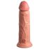 King Cock Elite 8 - realistisk dildo med sugekop - 20cm - natur