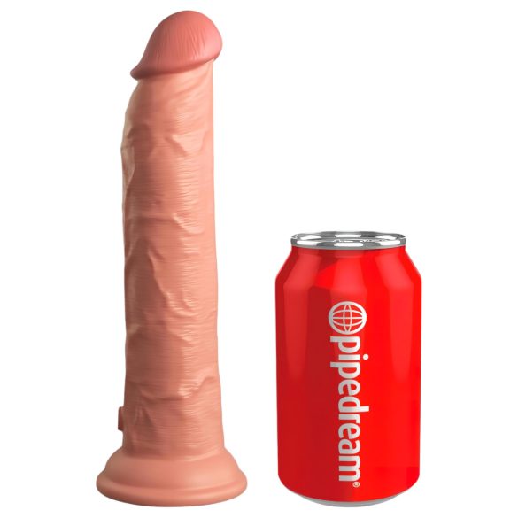 King Cock Elite 9 - sugekop, realistisk dildo (23cm) - naturfarvet