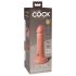 King Cock Elite 6 - realistisk vibrator 15 cm (mørk natur)