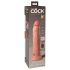 King Cock Elite 9 - sugevibrator 23cm - natur