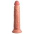 King Cock Elite 9 - sugevibrator 23cm - natur