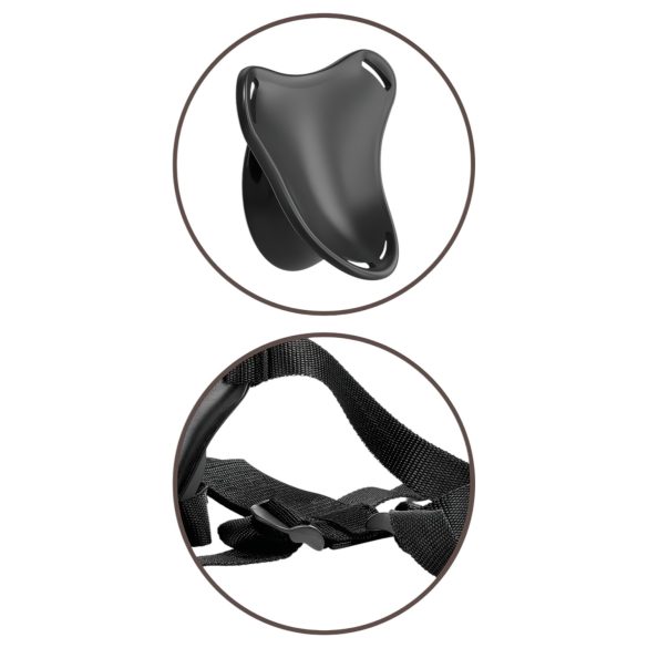 King Cock Elite Beginner's - strap-on trusse (sort)