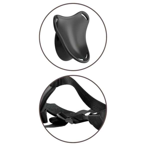 King Cock Elite Beginner's - strap-on dildo - naturfarvet