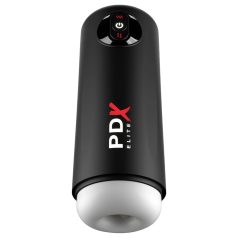   PDX Elite Moto Milker - automatisk masturbator med stød og vibration - sort