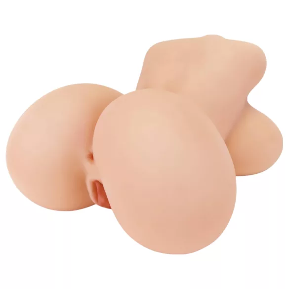 PDX Big Titty - realistisk torsomodell med store bryster - naturfarvet
