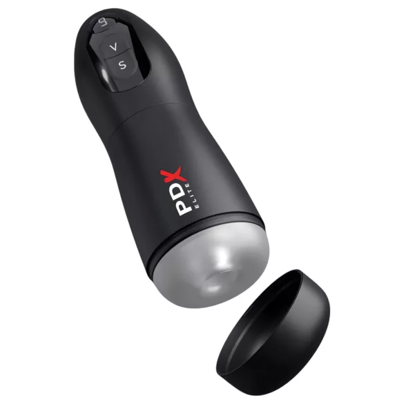 PDX Suck-O-Matic - automatisk masturbator - genopladelig - sort