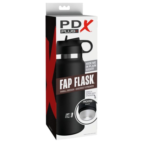 Fap Flask Thrill Seeker - masturbator flaske - diskret design - sort