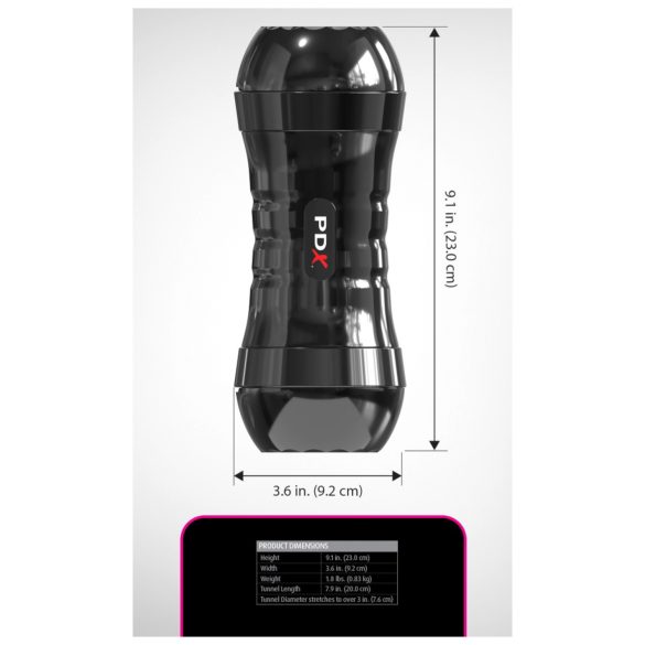 PDX Extreme - realistisk vagina masturbator - XXL naturo