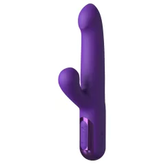   Fantasy For Her - 2-i-1 stødende vibrator og klitorisstimulator (lilla)
