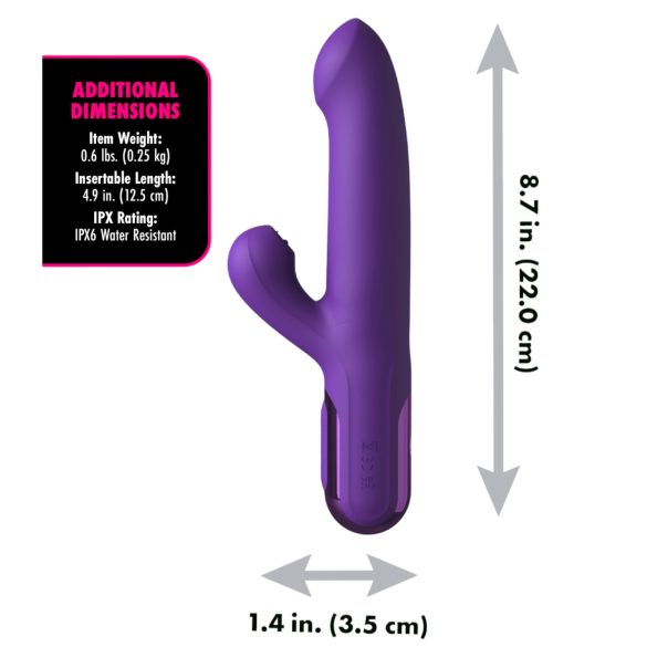 Fantasy For Her - 2i1 vibrator og klitorisstimulator - lilla