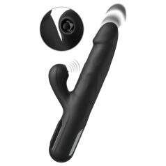 Fetish - stødvibrator med 3 motorer - sort