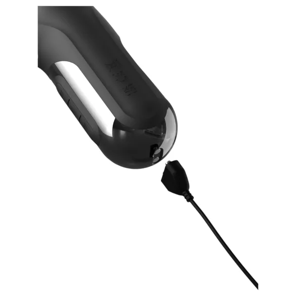 Fetish - stødvibrator med 3 motorer - sort