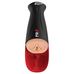   PDX Elite - masturbator med sugefunktion og vibration - sort - XL