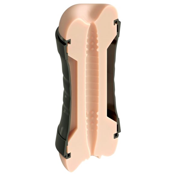 PDX Wet Pussies - realistisk vagina og anus masturbator - naturfarvet