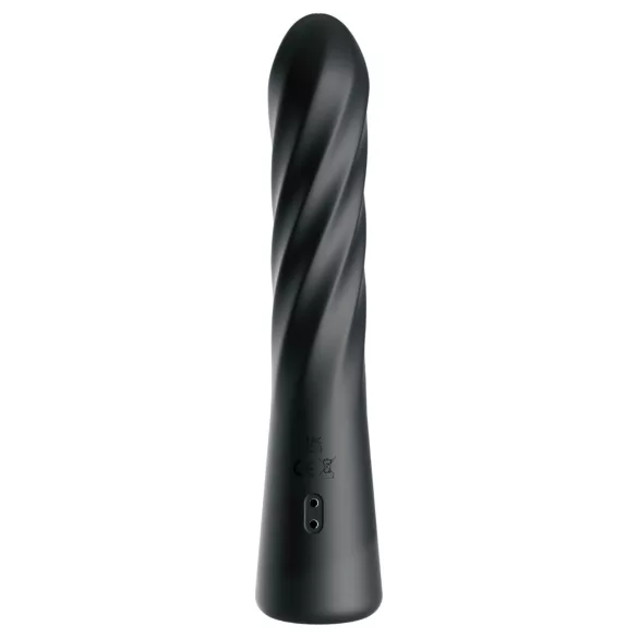 Anal Fantasy Twist Ecstasy - roterende-stødende anal vibrator (sort)