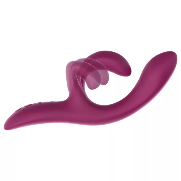 We-Vibe Nova 2 - rabbit vibrator - fleksibel klitorisarm - silikone lilla