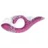 We-Vibe Nova 2 - rabbit vibrator - fleksibel klitorisarm - silikone lilla