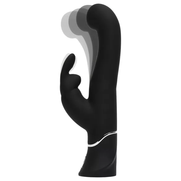 Happyrabbit - G-punkts vibrator med klitorisarm - genopladelig sort