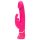 Happyrabbit - rabbit vibrator med klitorisarm - vandtæt silikone pink