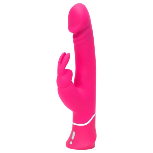 Happyrabbit - rabbit vibrator med klitorisarm - vandtæt silikone pink