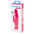 Happyrabbit - rabbit vibrator med klitorisarm - vandtæt silikone pink