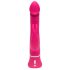 Happyrabbit - rabbit vibrator med klitorisarm - vandtæt silikone pink