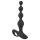 Black Velvets - analvibrator med perler - sort