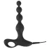 Black Velvets - analvibrator med perler - sort