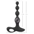 Black Velvets - analvibrator med perler - sort