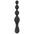 Black Velvets - analvibrator med perler - sort