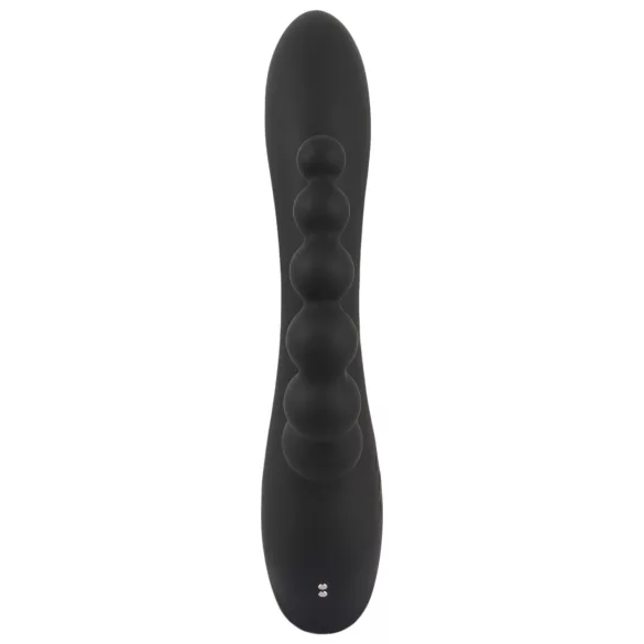 SMILE Triple - vibrator med 3 arme - genopladelig, vandtæt - sort