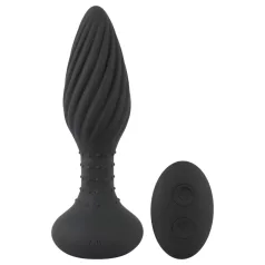 ANOS - analvibrator med roterende kugler - sort