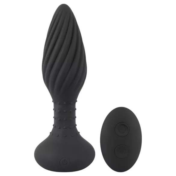 ANOS - analvibrator med roterende kugler - sort