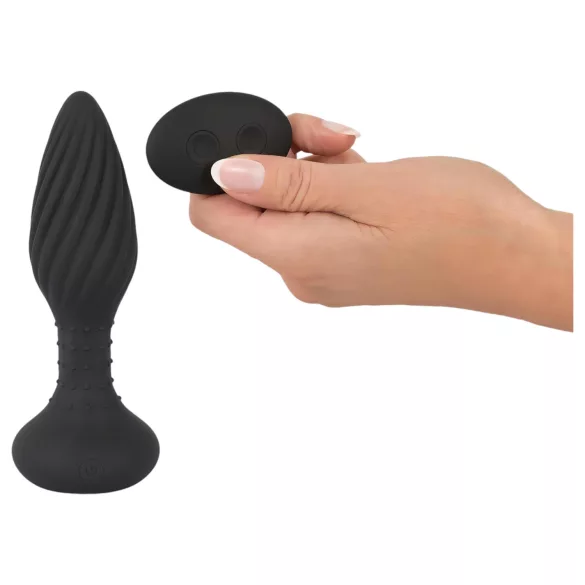 ANOS - analvibrator med roterende kugler - sort