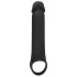 Rebel - vibrerende penis sleeve - genopladelig fjernbetjening - sort