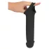 Rebel - vibrerende penis sleeve - genopladelig fjernbetjening - sort
