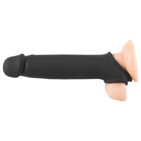Rebel - vibrerende penis sleeve - genopladelig fjernbetjening - sort